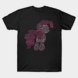 My Little Pony - Pinkie Pie Typography T-Shirt